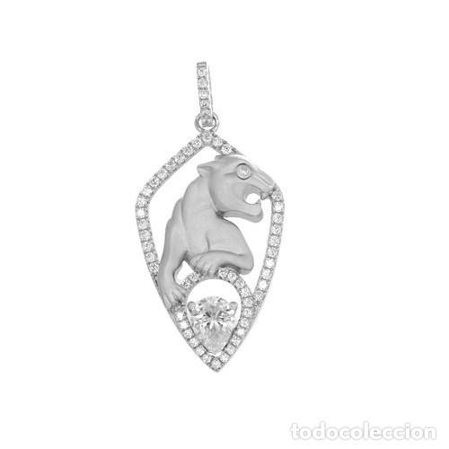 Joyeria: Colgante pantera plata. - Foto 1