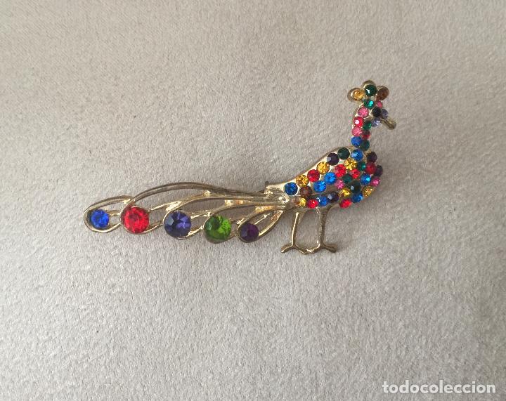 Joyeria: BROCHE VINTAGE PAVO REAL - Foto 4