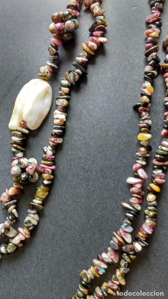 Joyeria: Collar de chips de turmalina. - Foto 2