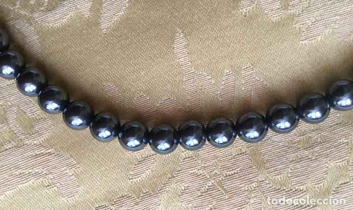 Joyeria: COLLAR VINTAGE DE BOLAS DE HEMATITES NATURALES - Foto 2