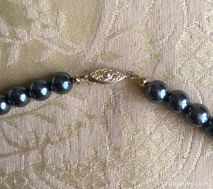 Joyeria: COLLAR VINTAGE DE BOLAS DE HEMATITES NATURALES - Foto 3