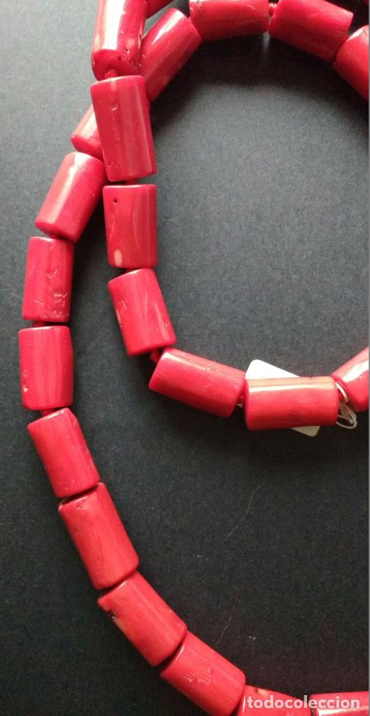Joyeria: Collar barriles de coral. - Foto 2