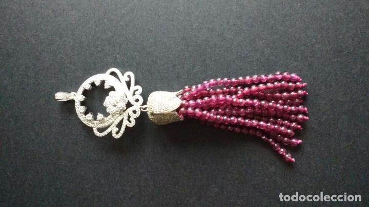 Joyeria: Borla de granate AAA en plata. - Foto 1