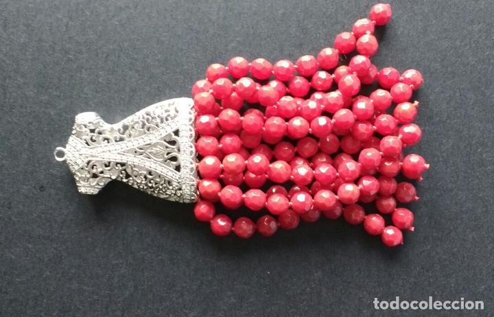 Joyeria: Borla de coral en plata. - Foto 2