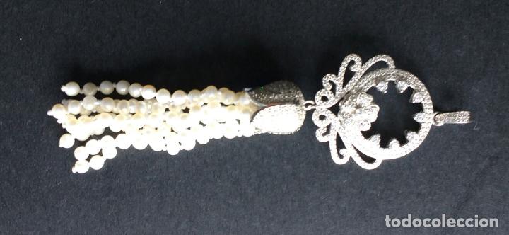 Joyeria: Borla plata con perla. - Foto 1