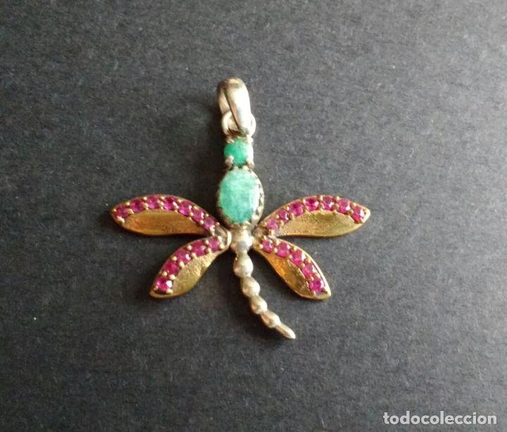 Joyeria: Colgante plata con lib&eacute;lula. - Foto 2