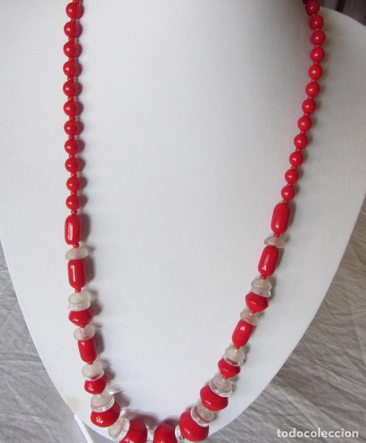Joyeria: collar vintage de cristal checo - Foto 2