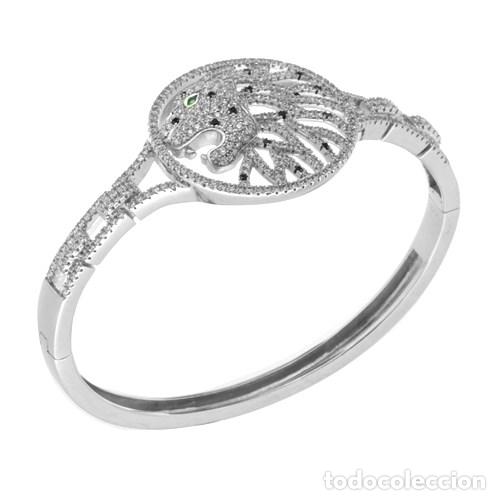 Joyeria: Brazalete de le&oacute;n plata. - Foto 1