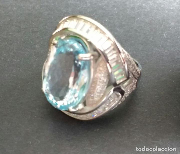 Joyeria: Anillo plata 925 con topacio natural. - Foto 2