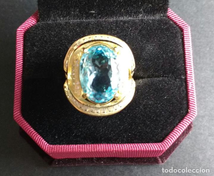 Joyeria: Anillo plata topacio natural. - Foto 3