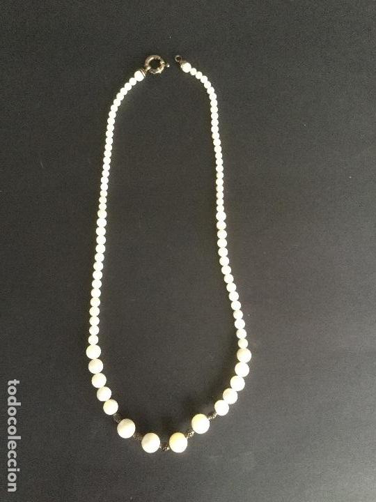 Joyeria: Collar en n&aacute;car y plata. NUEVO - Foto 1