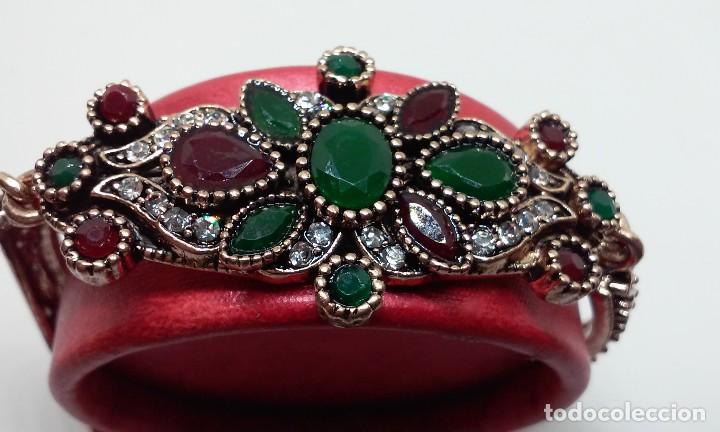 Joyeria: PULSERA CHAPADA EN ORO CON PRECIOSA PEDRERIA - Foto 2
