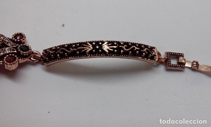 Joyeria: PULSERA CHAPADA EN ORO CON PRECIOSA PEDRERIA - Foto 4
