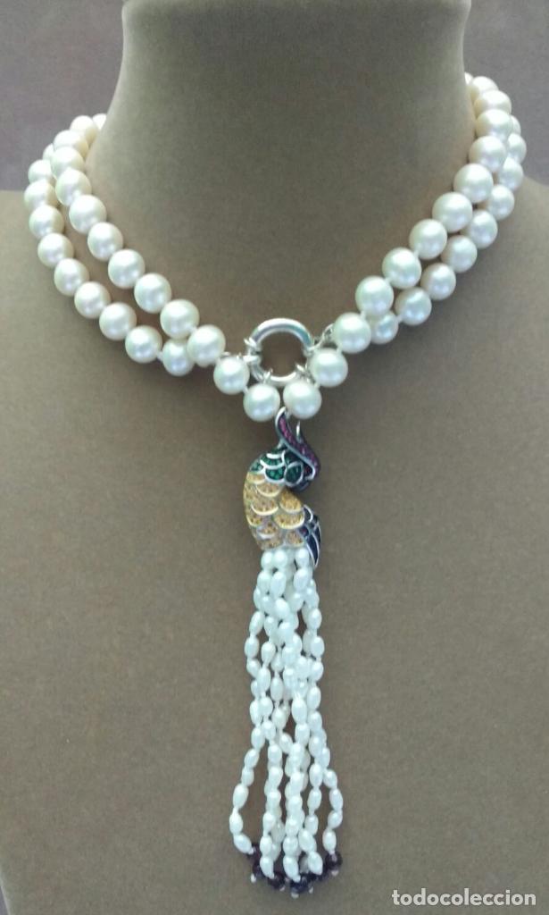 Joyeria: Collar perla con loro. - Foto 3