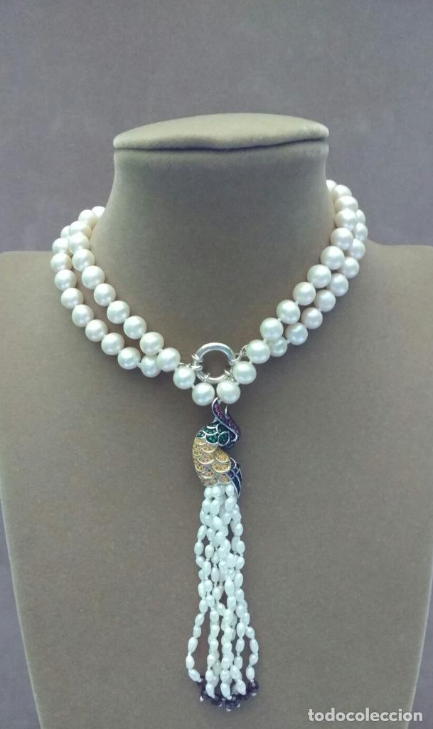 Joyeria: Collar perla con loro. - Foto 4