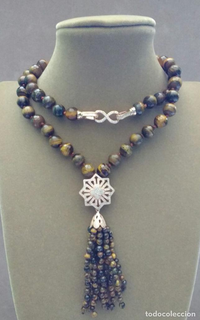 Joyeria: Collar de ojo de tigre. - Foto 2