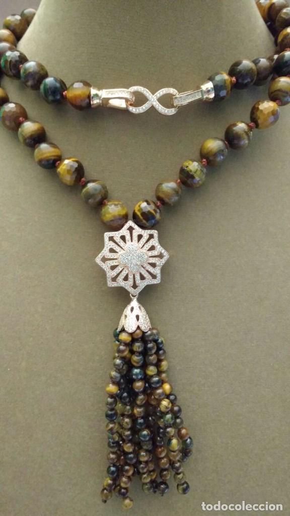 Joyeria: Collar de ojo de tigre. - Foto 3
