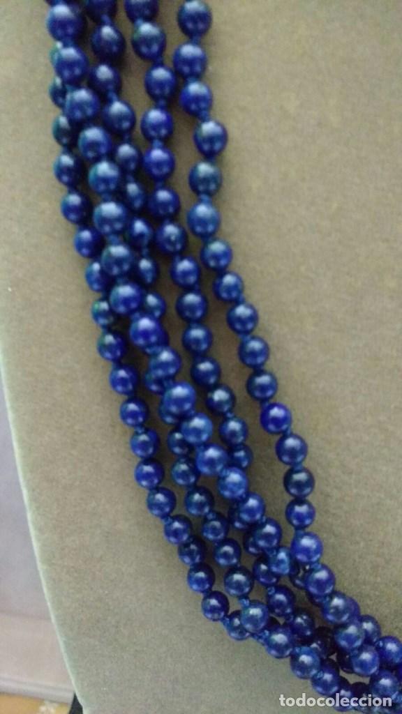 Joyeria: Collar perla y lapisl&agrave;zuli. - Foto 4