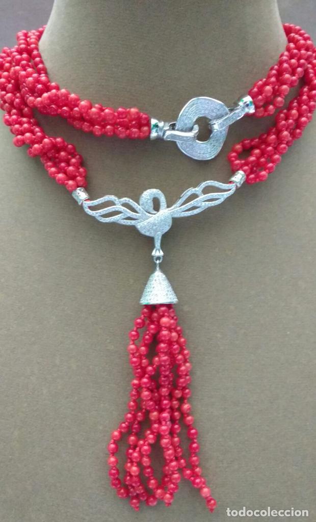 Joyeria: Collar coral y plata. - Foto 2