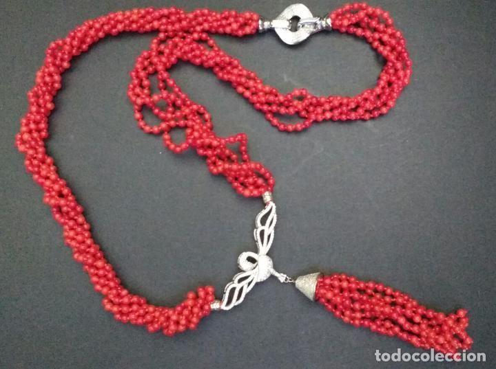 Joyeria: Collar coral y plata. - Foto 3