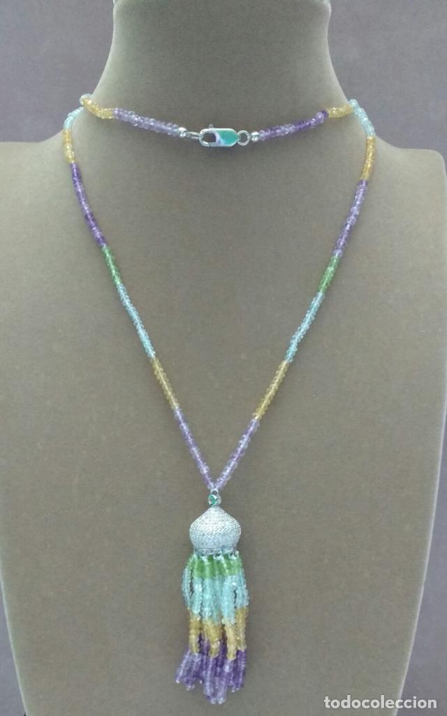 Joyeria: Collar multigema plata 925. - Foto 1