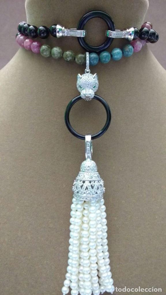Joyeria: Collar turmalina y perla. - Foto 2