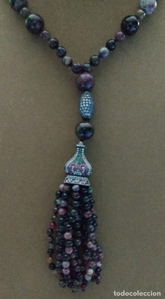 Joyeria: Collar largo de turmalinas. - Foto 2