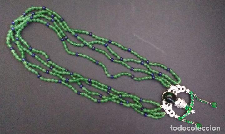 Joyeria: Collar aventurina verde y lapisl&aacute;zuli. - Foto 3