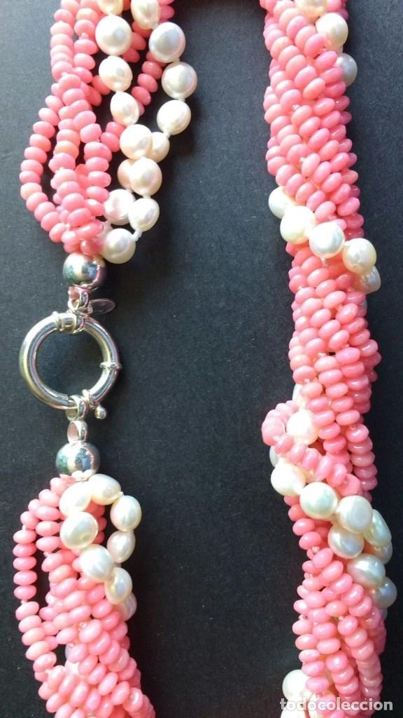 Joyeria: Collar de coral y perla. - Foto 1