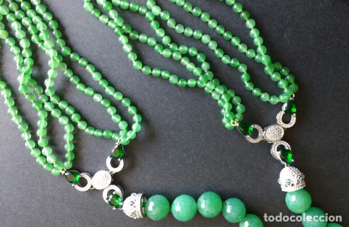 Joyeria: Collar largo de jadeita. - Foto 2