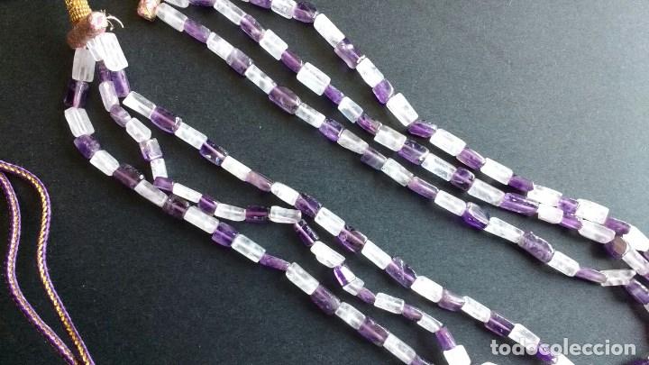 Joyeria: Collar cuarzo rosa y amatista. - Foto 2
