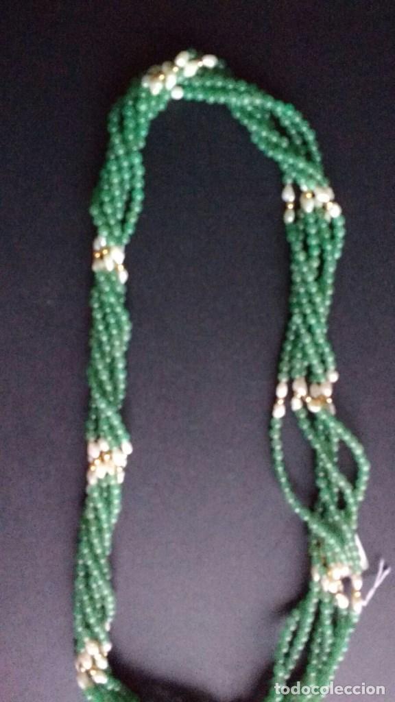 Joyeria: Collar jadeita y perla. - Foto 1