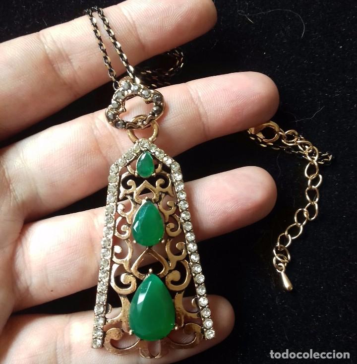 Joyeria: Gargantilla en Bronce y Piedras - Foto 3