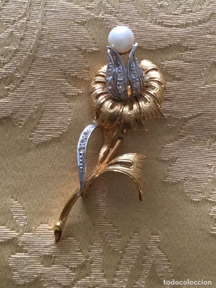 Joyeria: BROCHE VINTAGE A&Ntilde;OS 60 CON FORMA DE FLOR - Foto 2