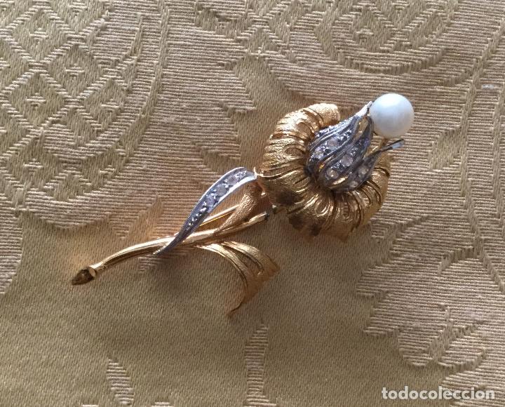 Joyeria: BROCHE VINTAGE A&Ntilde;OS 60 CON FORMA DE FLOR - Foto 3