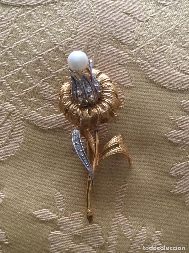 Joyeria: BROCHE VINTAGE A&Ntilde;OS 60 CON FORMA DE FLOR - Foto 4