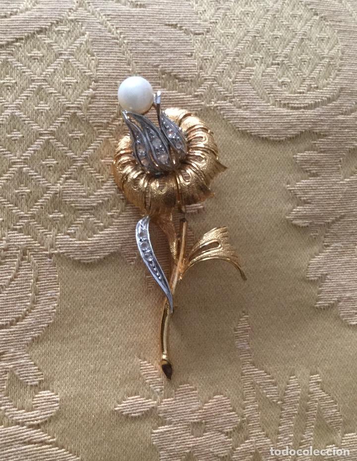 Joyeria: BROCHE VINTAGE A&Ntilde;OS 60 CON FORMA DE FLOR - Foto 6