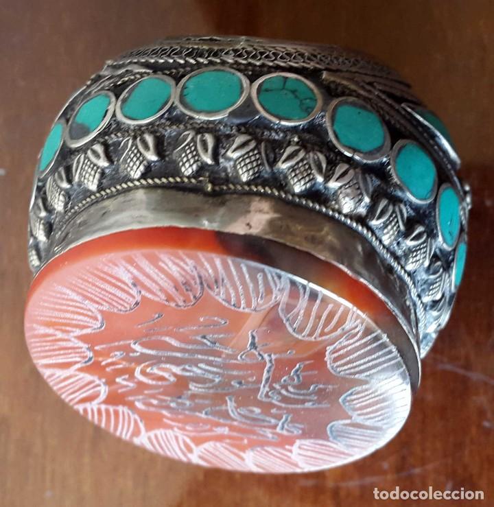 Joyeria: SELLO DE PLATA AFGANO DE LACRE DE 60MM . - Foto 2