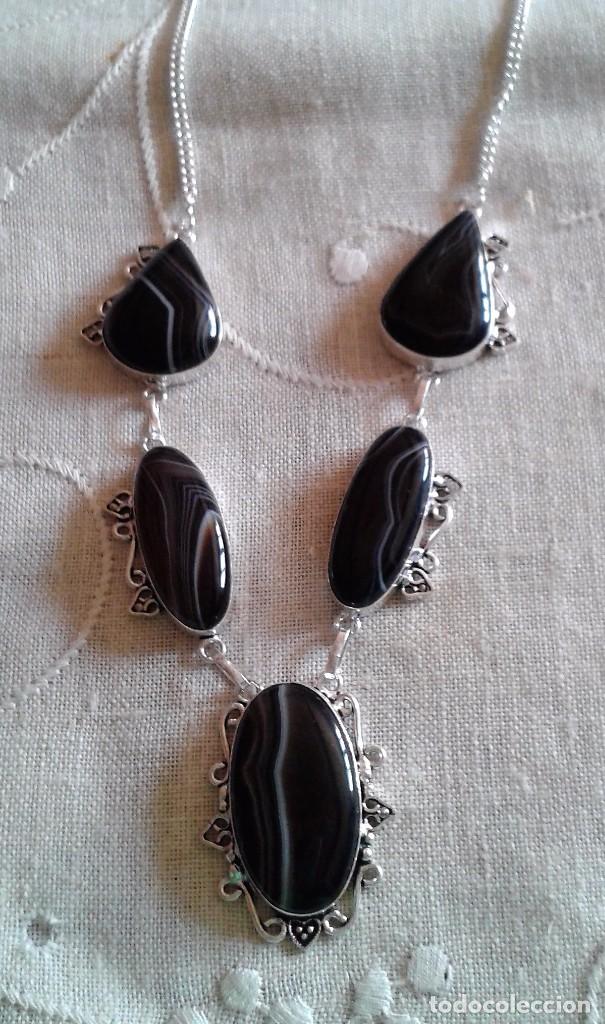 Joyeria: COLLAR GARGANTILLA &Aacute;GATA BOTSWANA - Foto 4