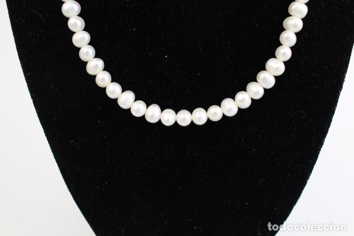 Joyeria: collar de perlas cultivadas con cierre de plata - Foto 6