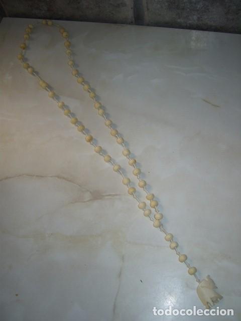 Joyeria: COLLAR LARGO DE HUESO. A&Ntilde;OS 70. - Foto 5