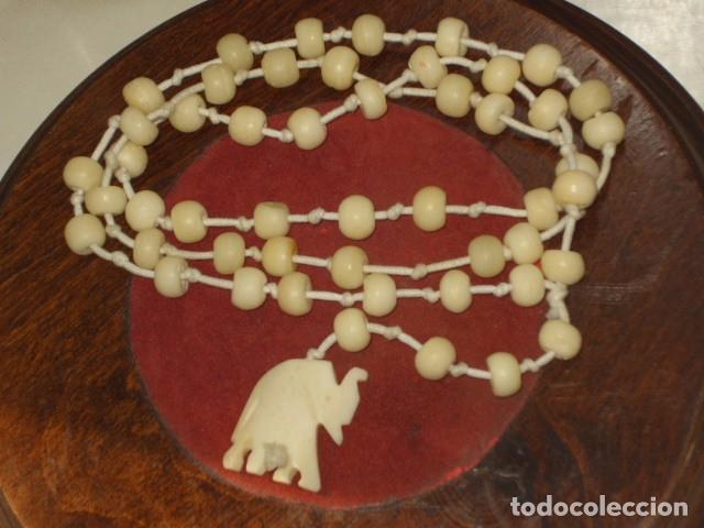 Joyeria: COLLAR LARGO DE HUESO. A&Ntilde;OS 70. - Foto 7