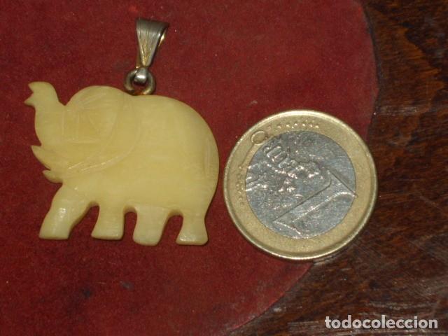 Joyeria: COLGANTE ELEFANTE DE HUESO. - Foto 3