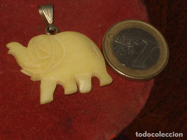 Joyeria: COLGANTE ELEFANTE DE HUESO. - Foto 4