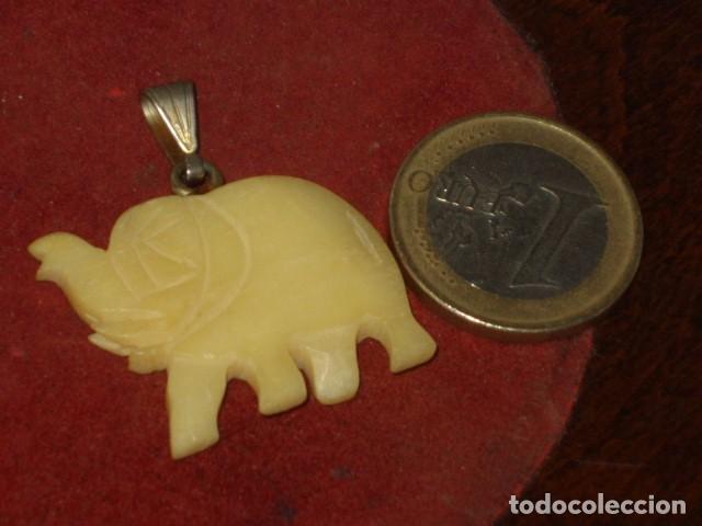 Joyeria: COLGANTE ELEFANTE DE HUESO. - Foto 5