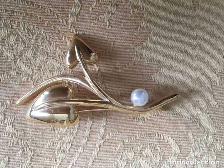 Joyeria: BROCHE VINTAGE HOJAS CORAZ&Oacute;N - Foto 2