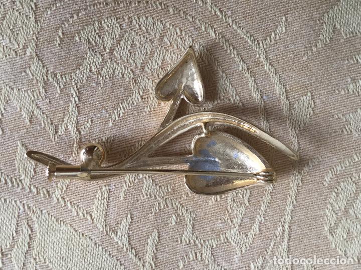 Joyeria: BROCHE VINTAGE HOJAS CORAZ&Oacute;N - Foto 3
