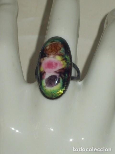 Joyeria: ANTIGUO ANILLO ESMALTADO. - Foto 2