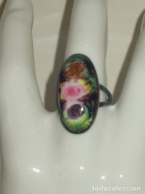 Joyeria: ANTIGUO ANILLO ESMALTADO. - Foto 3