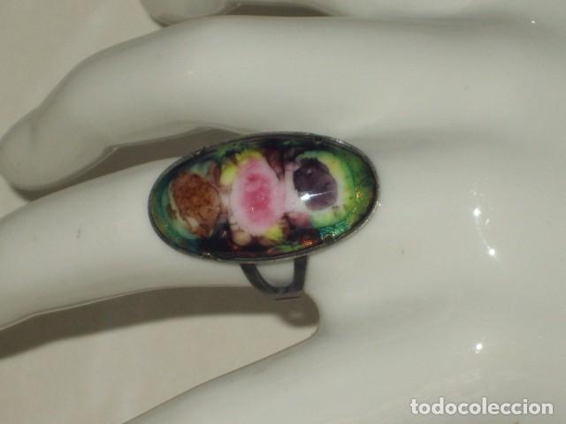 Joyeria: ANTIGUO ANILLO ESMALTADO. - Foto 4